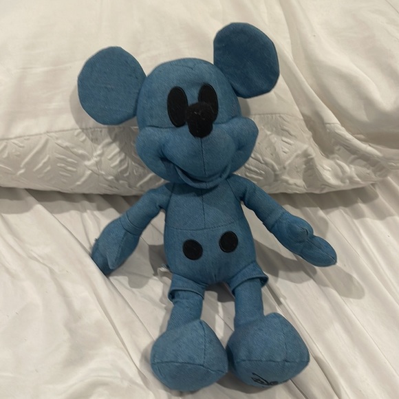 Mickey Mouse Disney X AE American Eagle Blue Denim Special Edition Plush - Picture 8 of 8